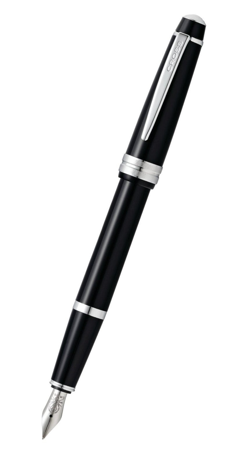 Cross Bailey Light Fountain Pen, Polished Black Resin, Extra-Fine Nib