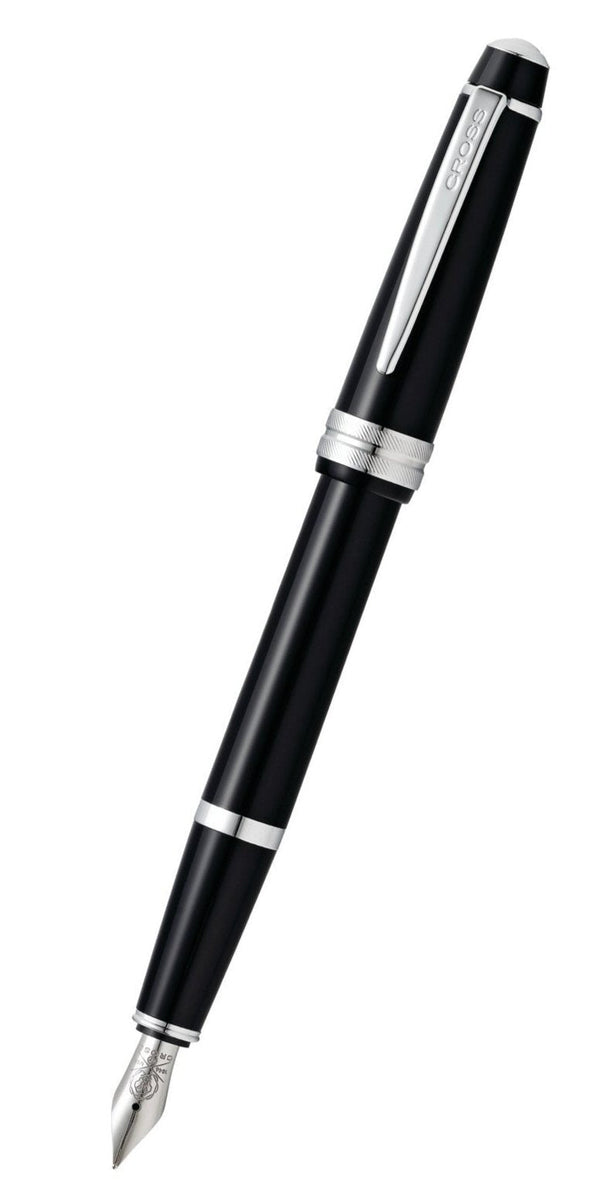 Cross Bailey Light Fountain Pen, Polished Black Resin, Extra-Fine Nib