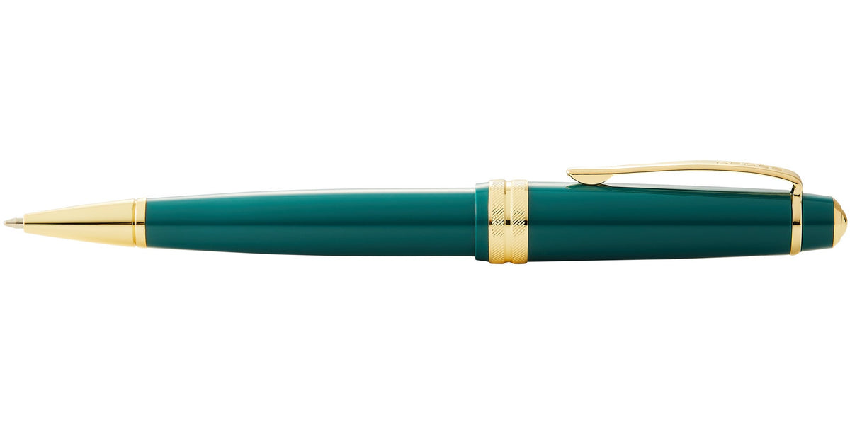 Cross | Bailey Light Ballpoint Pen | Polished Green Resin and Gold Tone