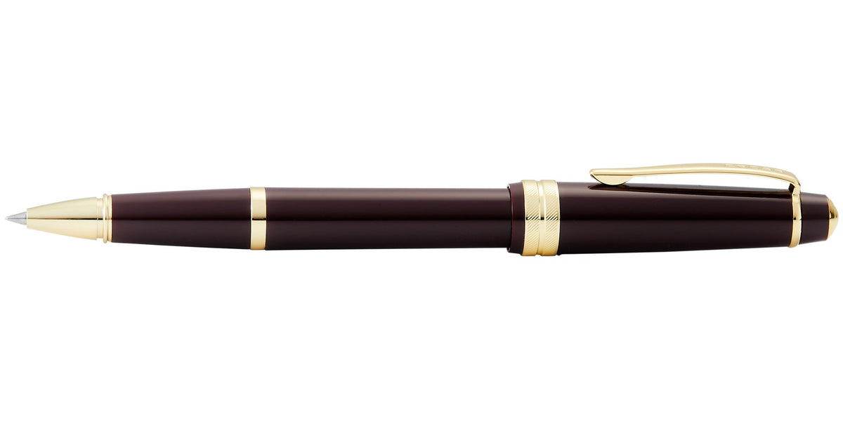 Cross | Bailey Light Rollerball Pen | Polished Burgundy Resin and Gold Tone