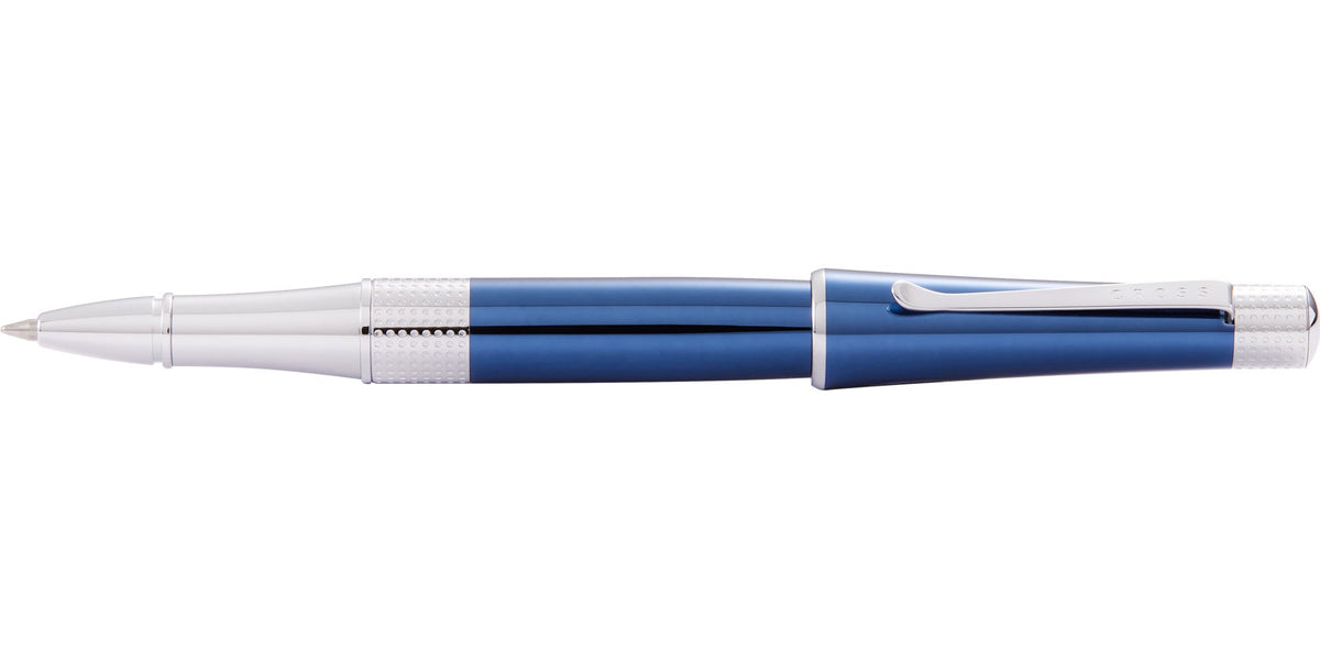 Cross | Beverly Rollerball Pen | Translucent Cobalt Blue Lacquer