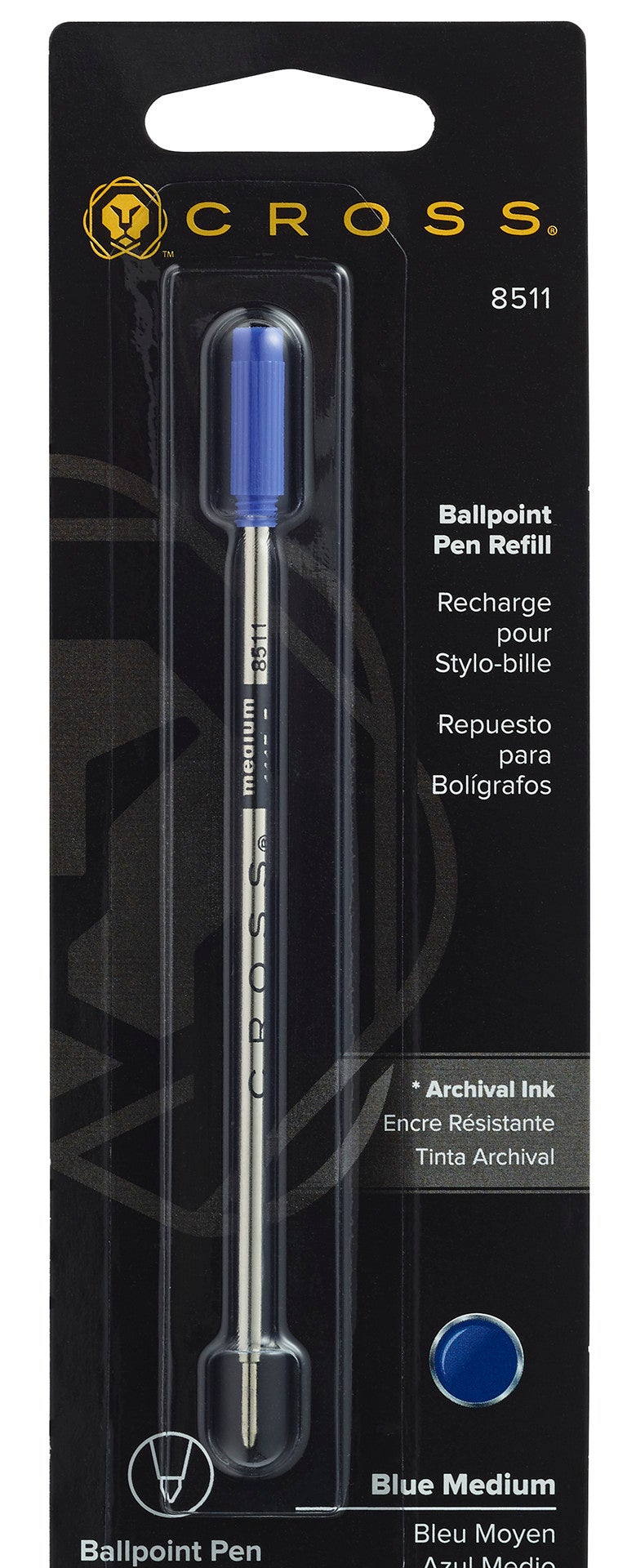 Cross | Ballpoint Refill | Blue, Medium, 1 Pack