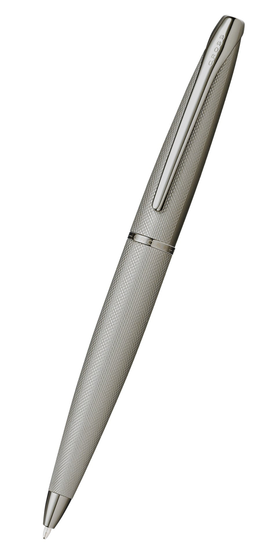 Cross ATX Ballpoint Pen, Sandblasted Titanium Gray