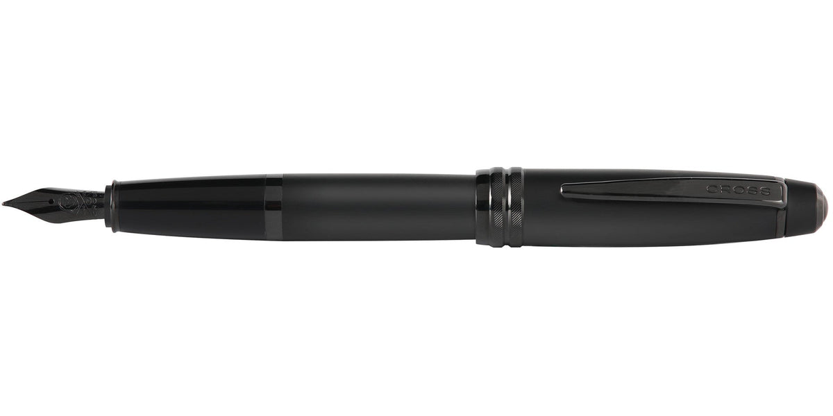 Cross | Bailey Fountain Pen | Matte Black Lacquer, Extra-Fine Nib