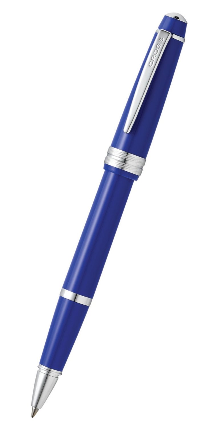 Cross Bailey Light Rollerball Pen, Polished Blue Resin