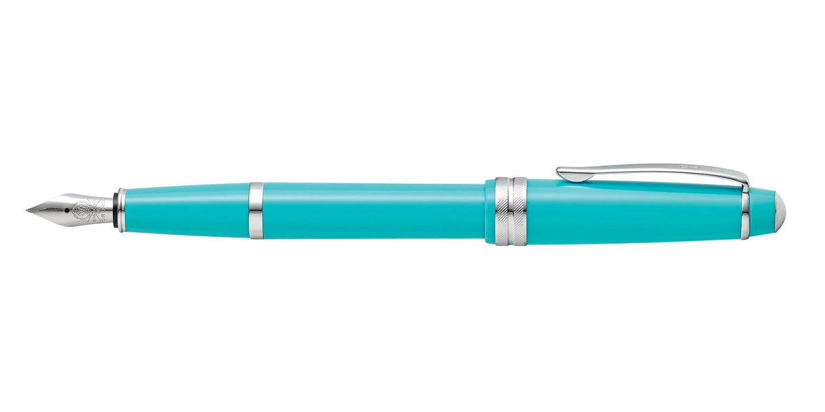 Cross | Bailey Light Fountain Pen | Polished Teal Resin, Extra-Fine Nib
