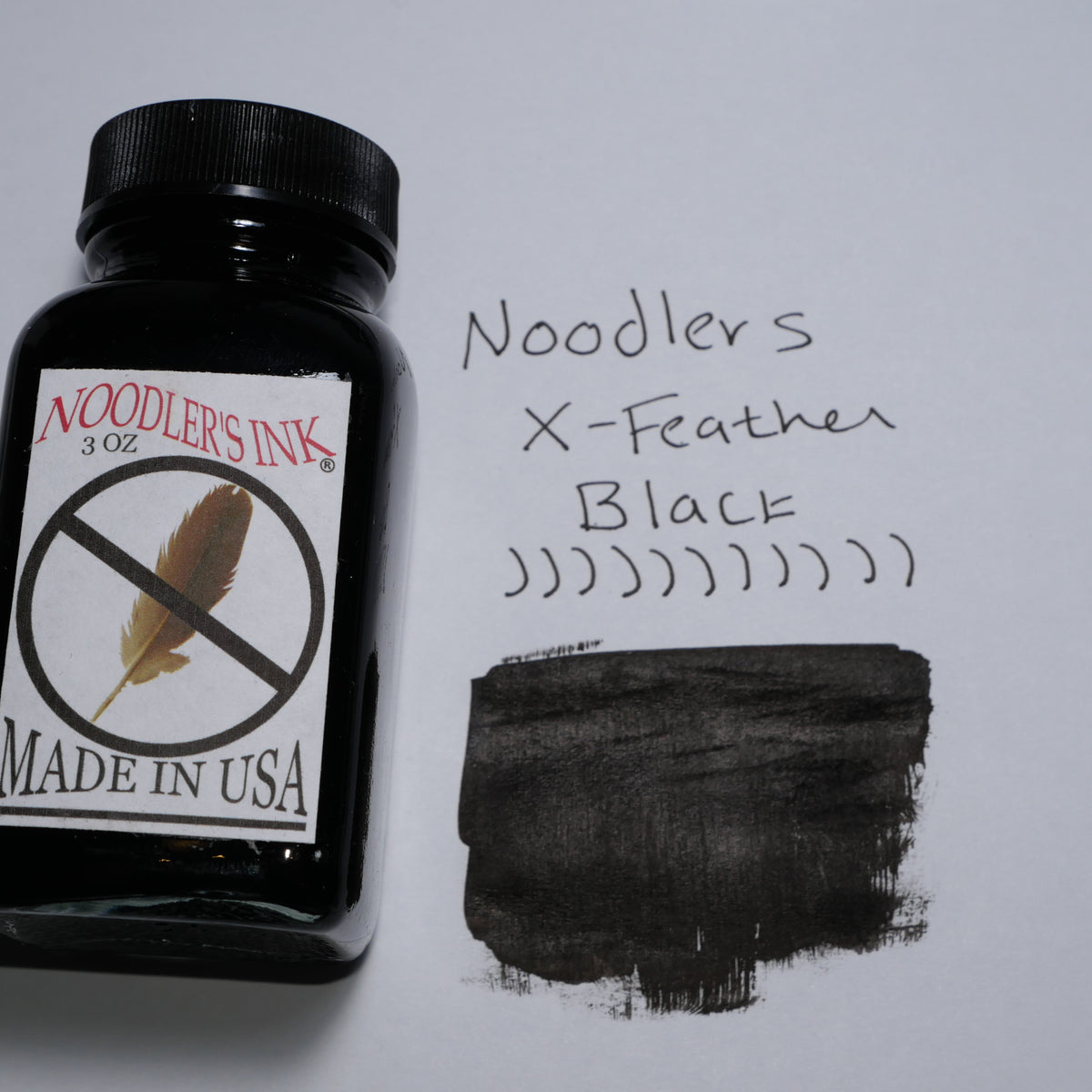 Noodler's | X-Feather Black Ink | 3oz Bottled Ink