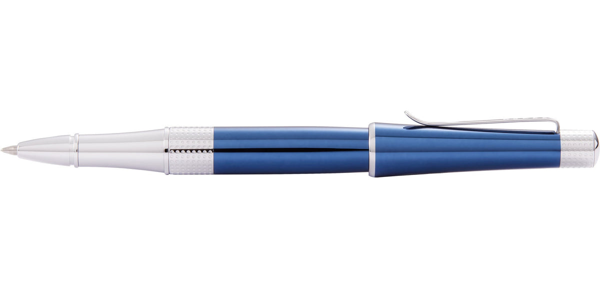 Cross | Beverly Rollerball Pen | Translucent Cobalt Blue Lacquer