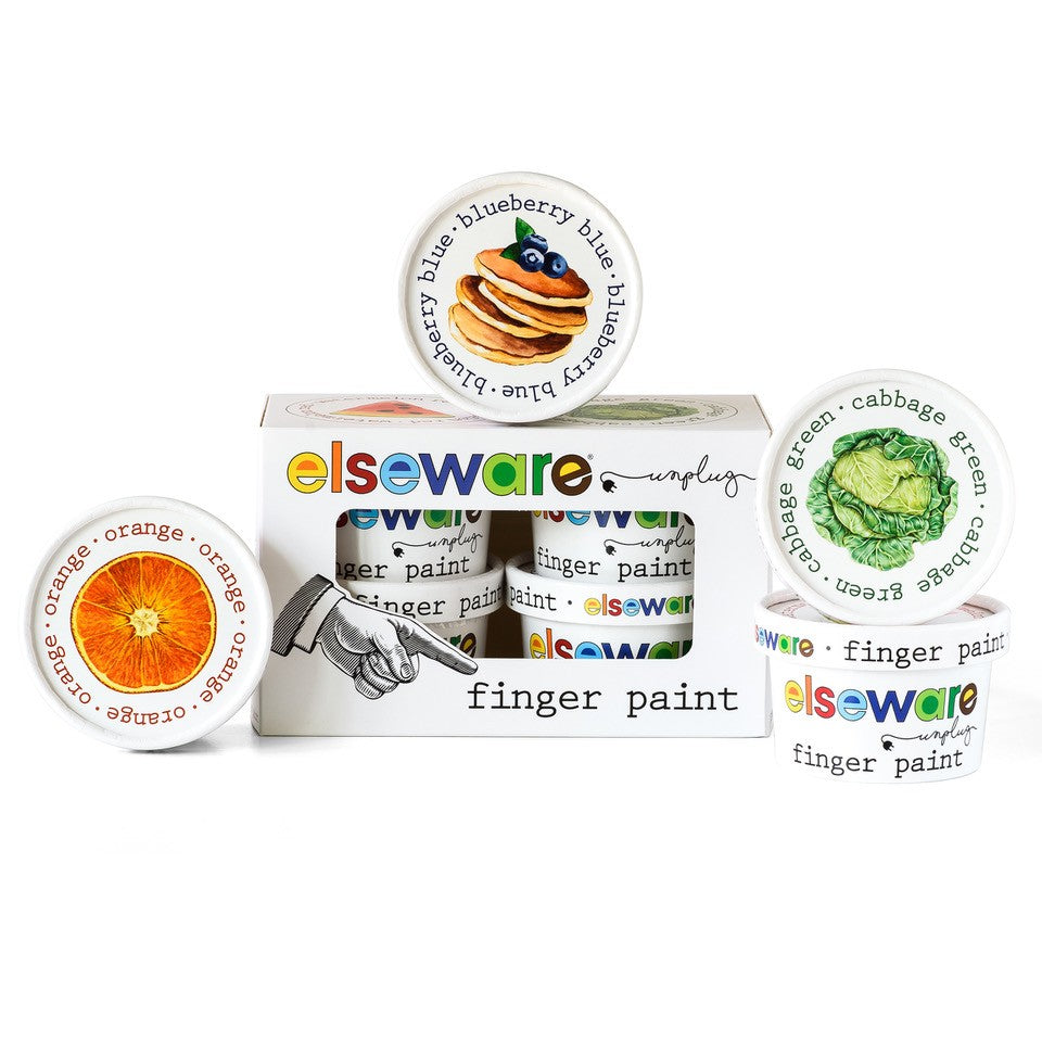 Elseware Unplug All Natural Finger Paint, Shelf-Stable Powder