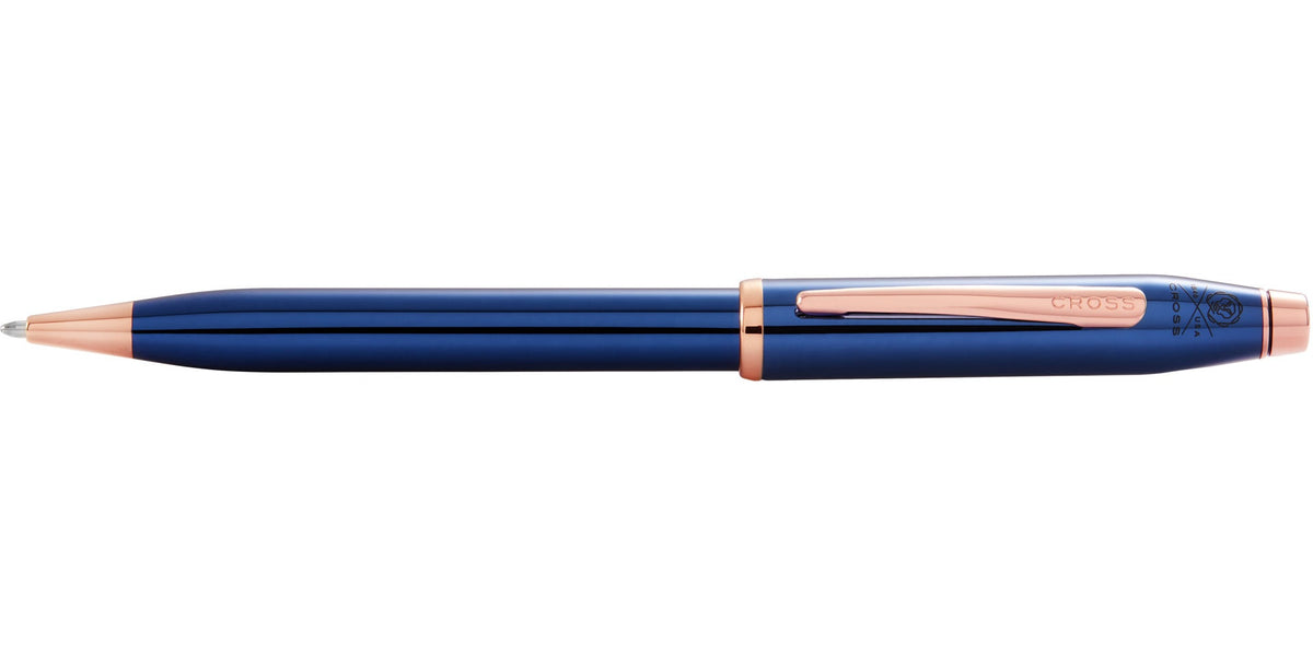 Cross | Century II Ballpoint Pen | Translucent Cobalt Blue Lacquer