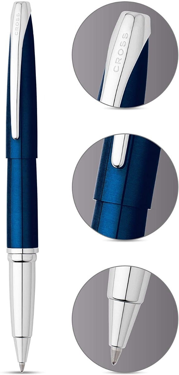 Cross | ATX Rollerball Pen | Translucent Blue Lacquer