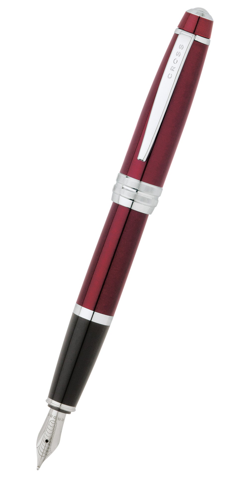 Cross | Bailey Fountain Pen | Red Lacquer, Medium Nib