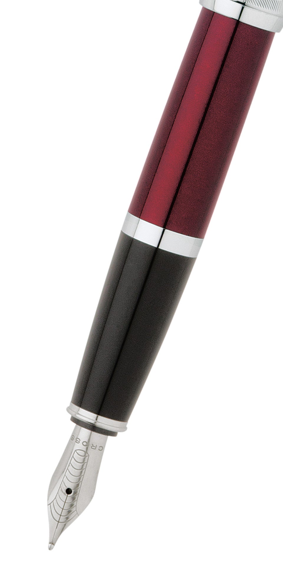 Cross | Bailey Fountain Pen | Red Lacquer, Medium Nib