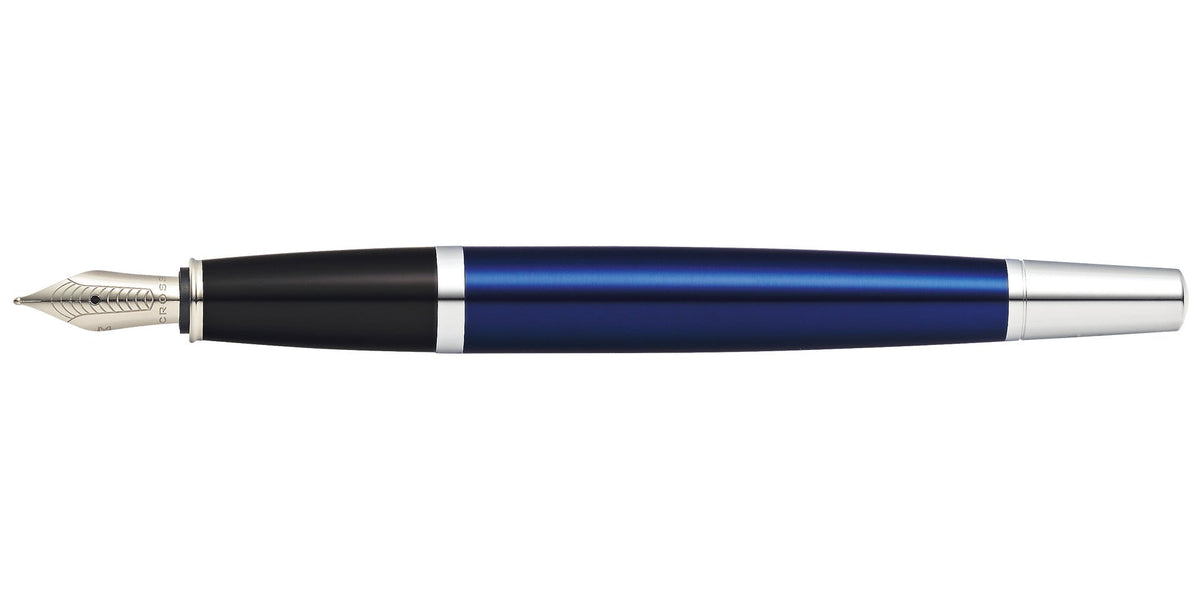 Cross | Bailey Fountain Pen | Blue Lacquer, Medium Nib