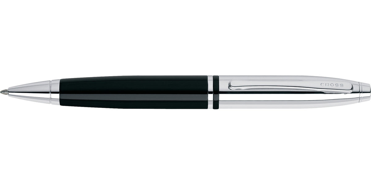 Cross | Calais Ballpoint Pen | Chrome & Black Lacquer