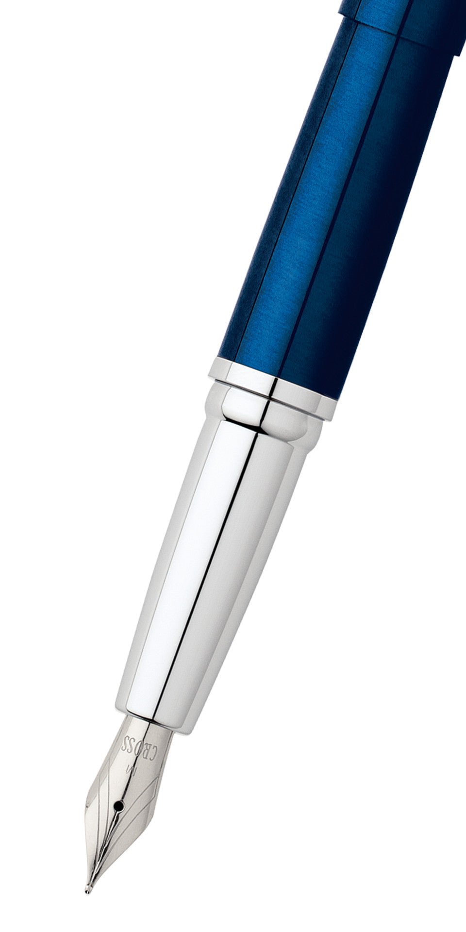 Cross | ATX Fountain Pen | Translucent Blue Lacquer, Fine Nib