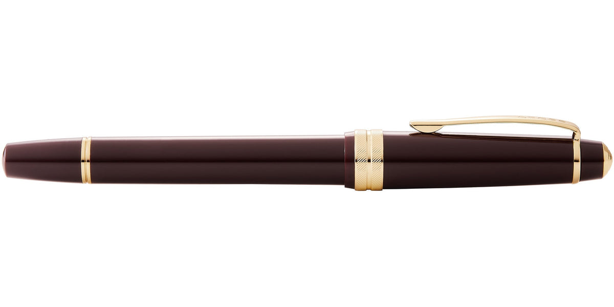 Cross | Bailey Light Rollerball Pen | Polished Burgundy Resin and Gold Tone