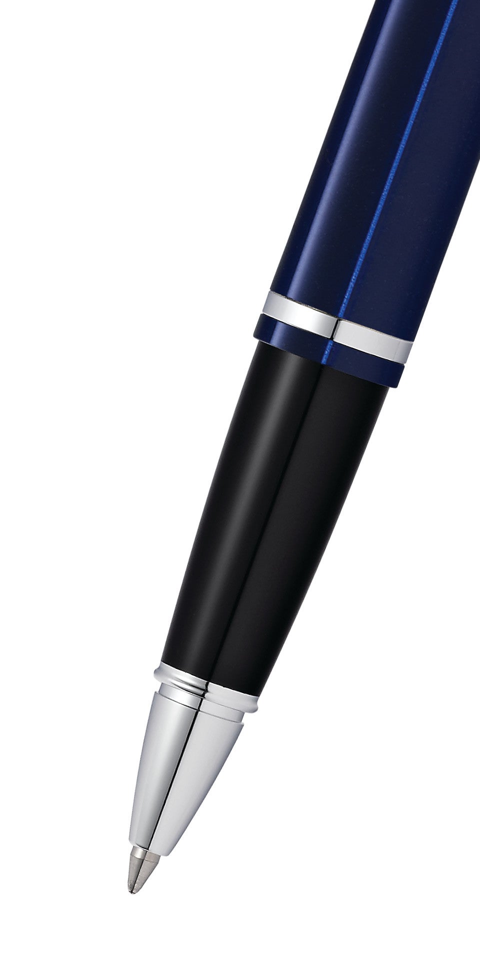 Cross | Calais Rollerball Pen | Chrome & Blue Lacquer