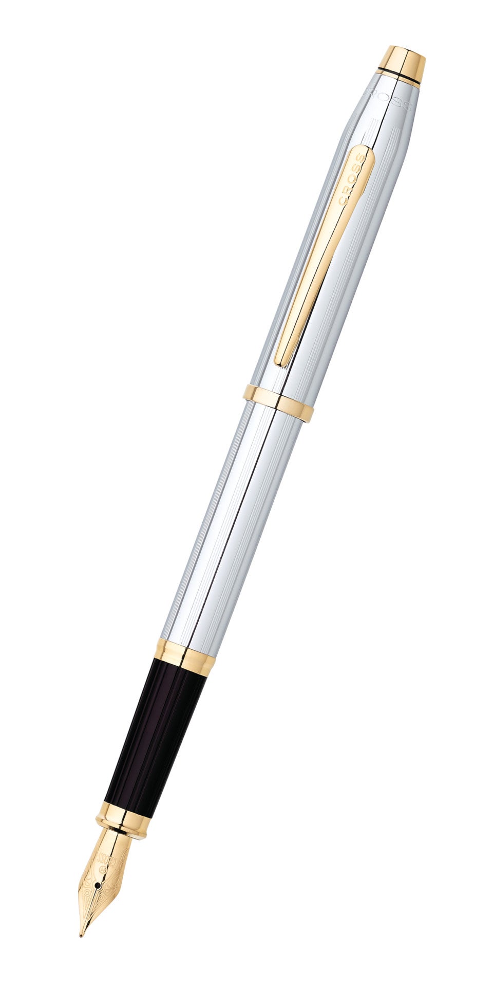 Cross Century II Fountain Pen, Medalist Gold Plated, Medium Nib