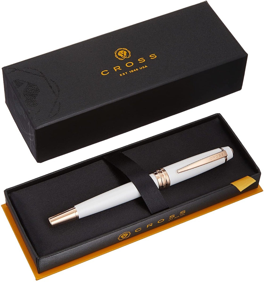 Cross | Bailey Fountain Pen | Pearlescent White Lacquer, Fine Nib