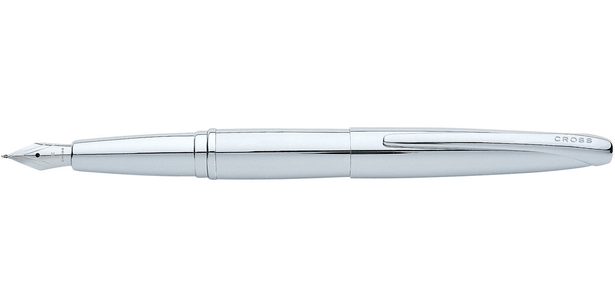 Cross | ATX Fountain Pen | Pure Chrome, Fine Nib