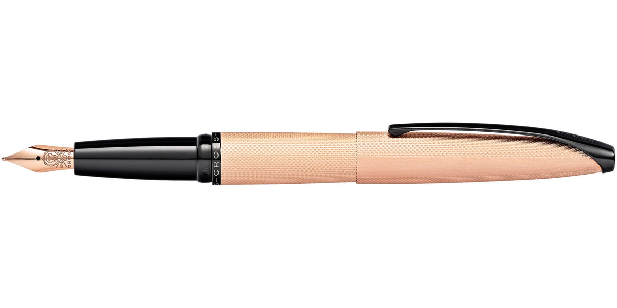 Cross | ATX Fountain Pen | Brushed Rose Gold, Medium Nib