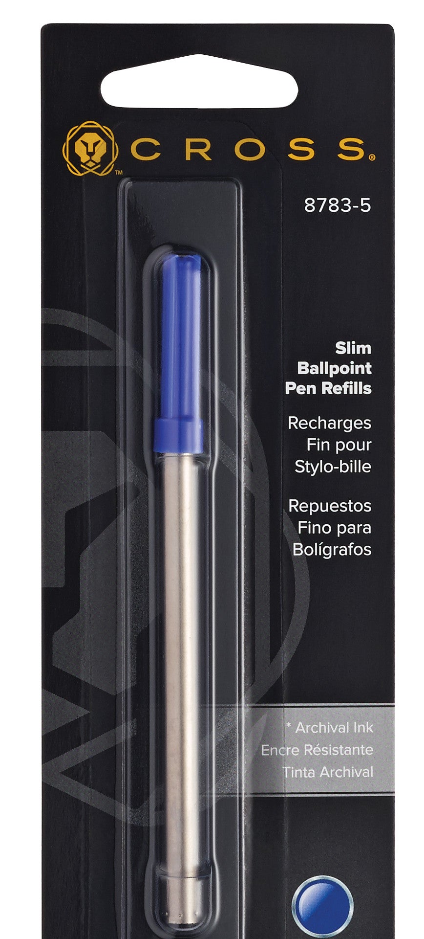 Cross | Slim Ballpoint Refill | Blue, 1 Pack