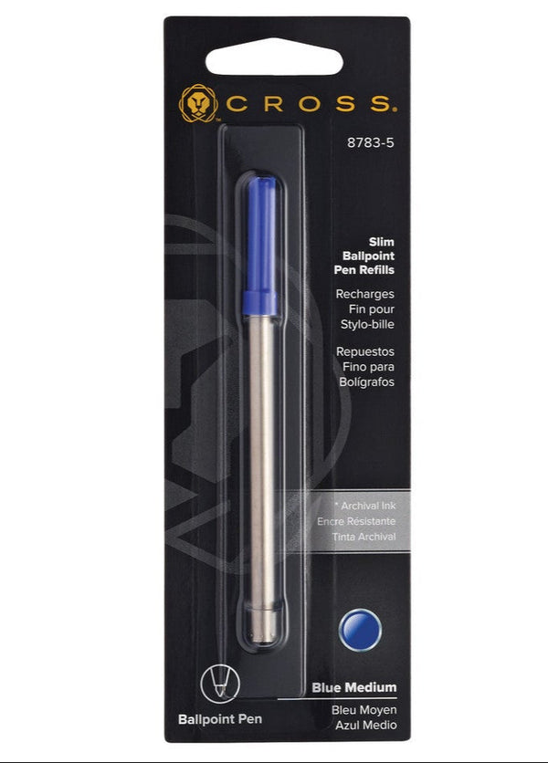 Cross Slim Ballpoint Refill, Blue, 1 Pack