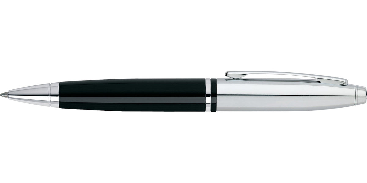 Cross | Calais Ballpoint Pen | Chrome & Black Lacquer