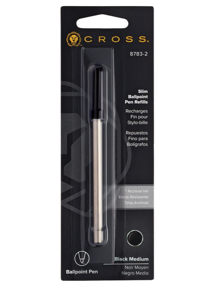 Cross Slim Ballpoint Refill, Black, 1 Pack