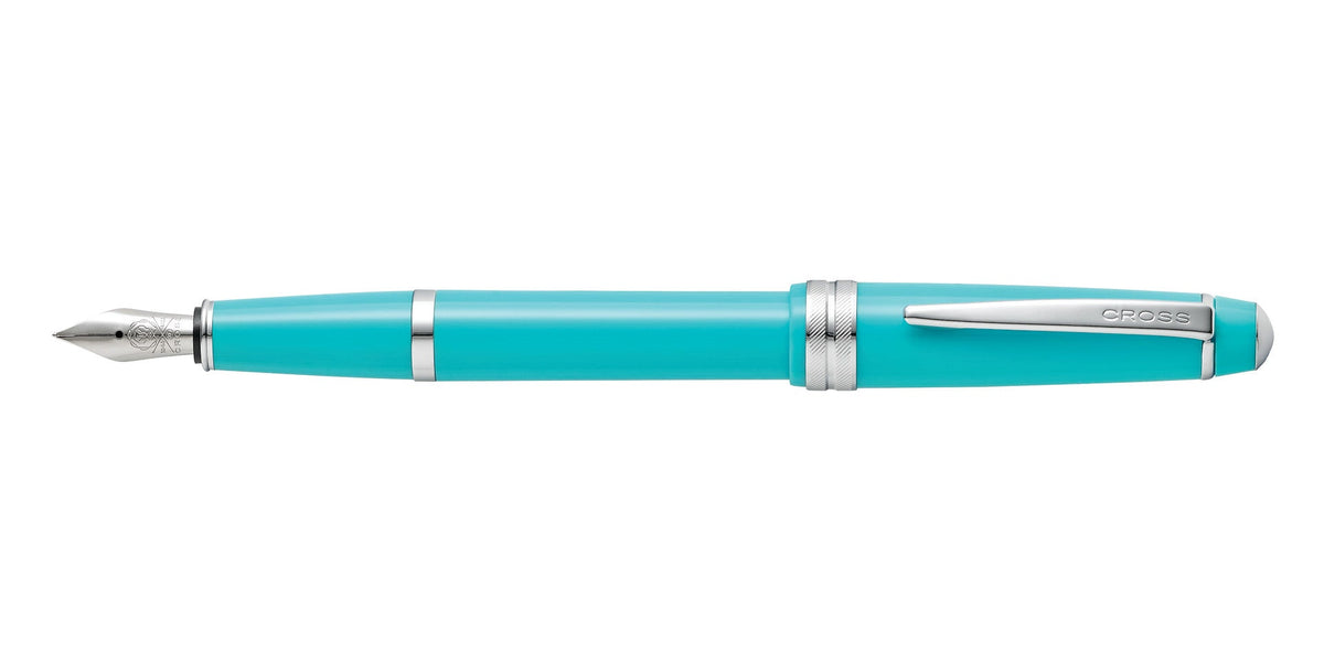 Cross | Bailey Light Fountain Pen | Polished Teal Resin, Extra-Fine Nib
