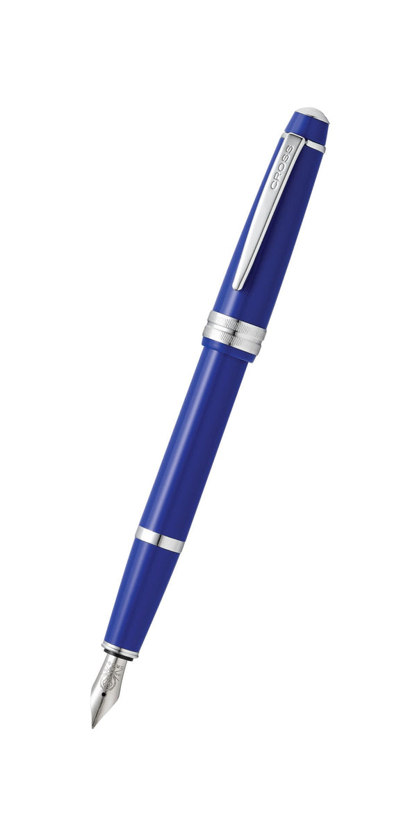 Cross Bailey Light Fountain Pen, Polished Blue Resin, Fine Nib