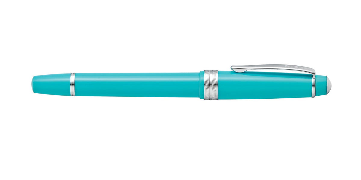 Cross | Bailey Light Fountain Pen | Polished Teal Resin, Extra-Fine Nib