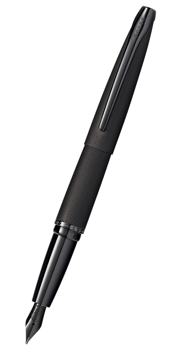 Cross ATX Fountain Pen, Brushed Black, Fine Nib