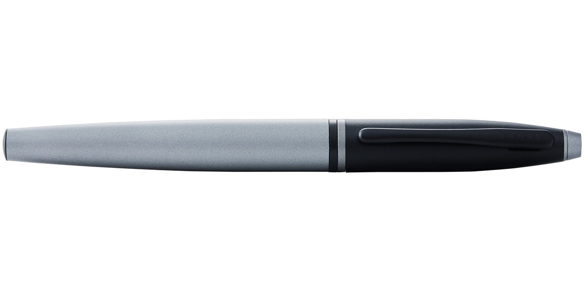 Cross | Calais Rollerball Pen | Matte Gray and Black Lacquer