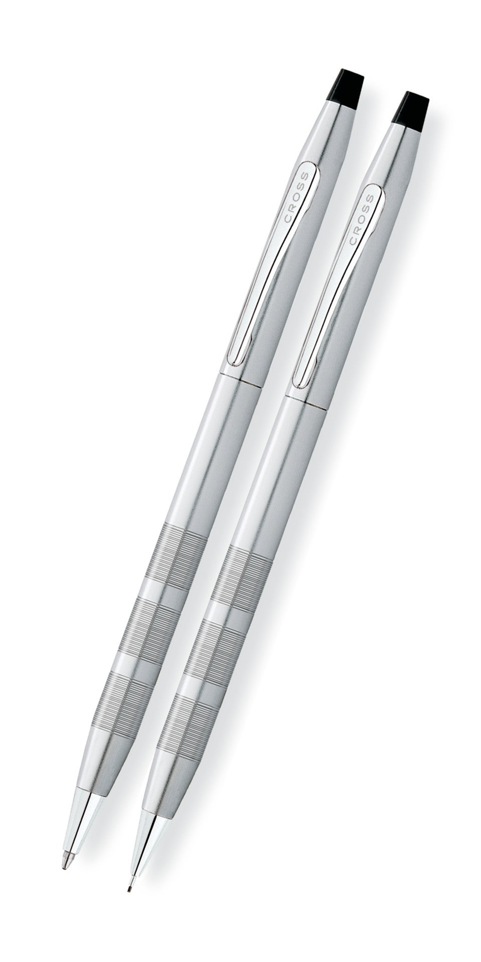 Cross Classic Century Ballpoint Pen & 0.7mm Pencil Set, Satin Chrome