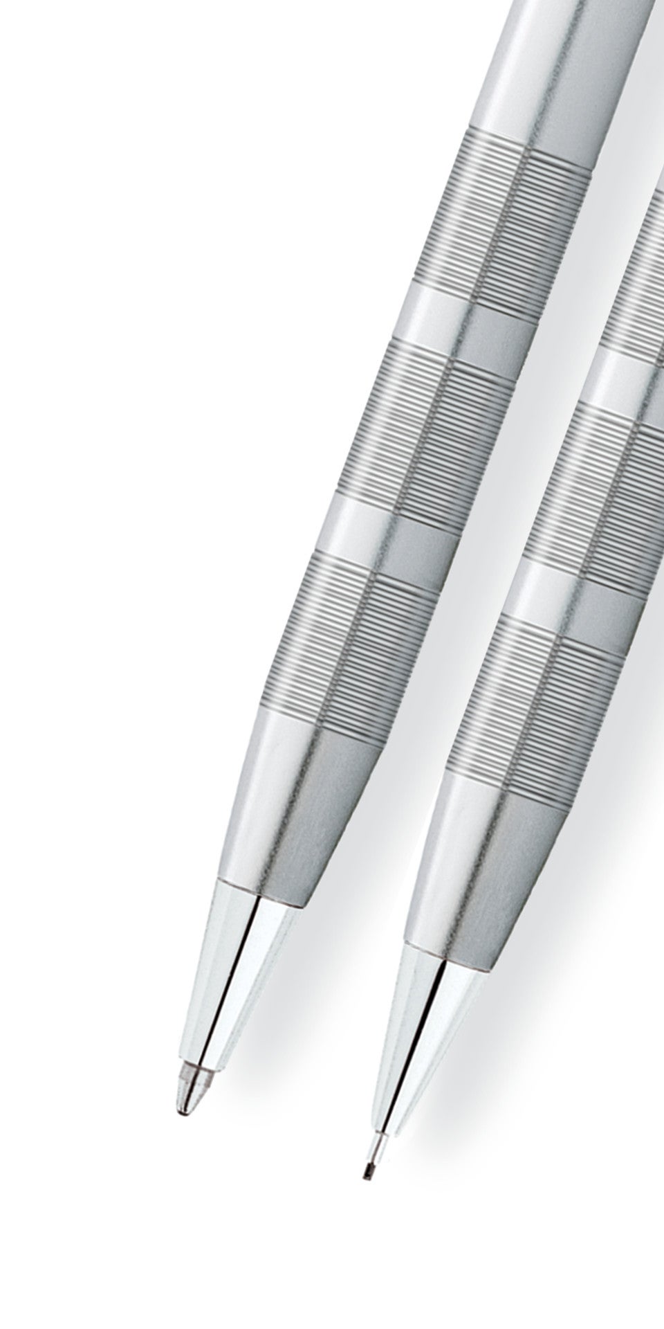 Cross | Classic Century Ballpoint Pen & 0.7mm Pencil Set | Satin Chrome