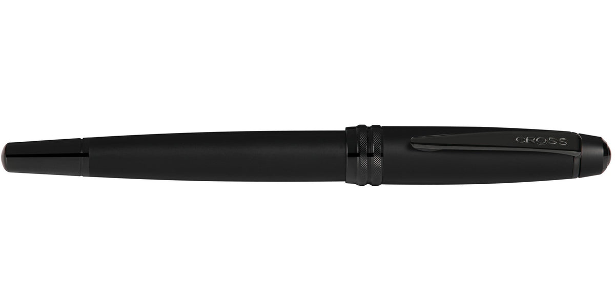 Cross | Bailey Fountain Pen | Matte Black Lacquer, Extra-Fine Nib