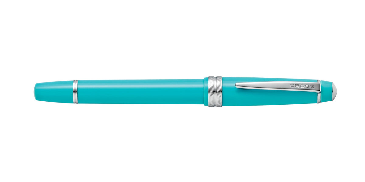 Cross | Bailey Light Fountain Pen | Polished Teal Resin, Extra-Fine Nib