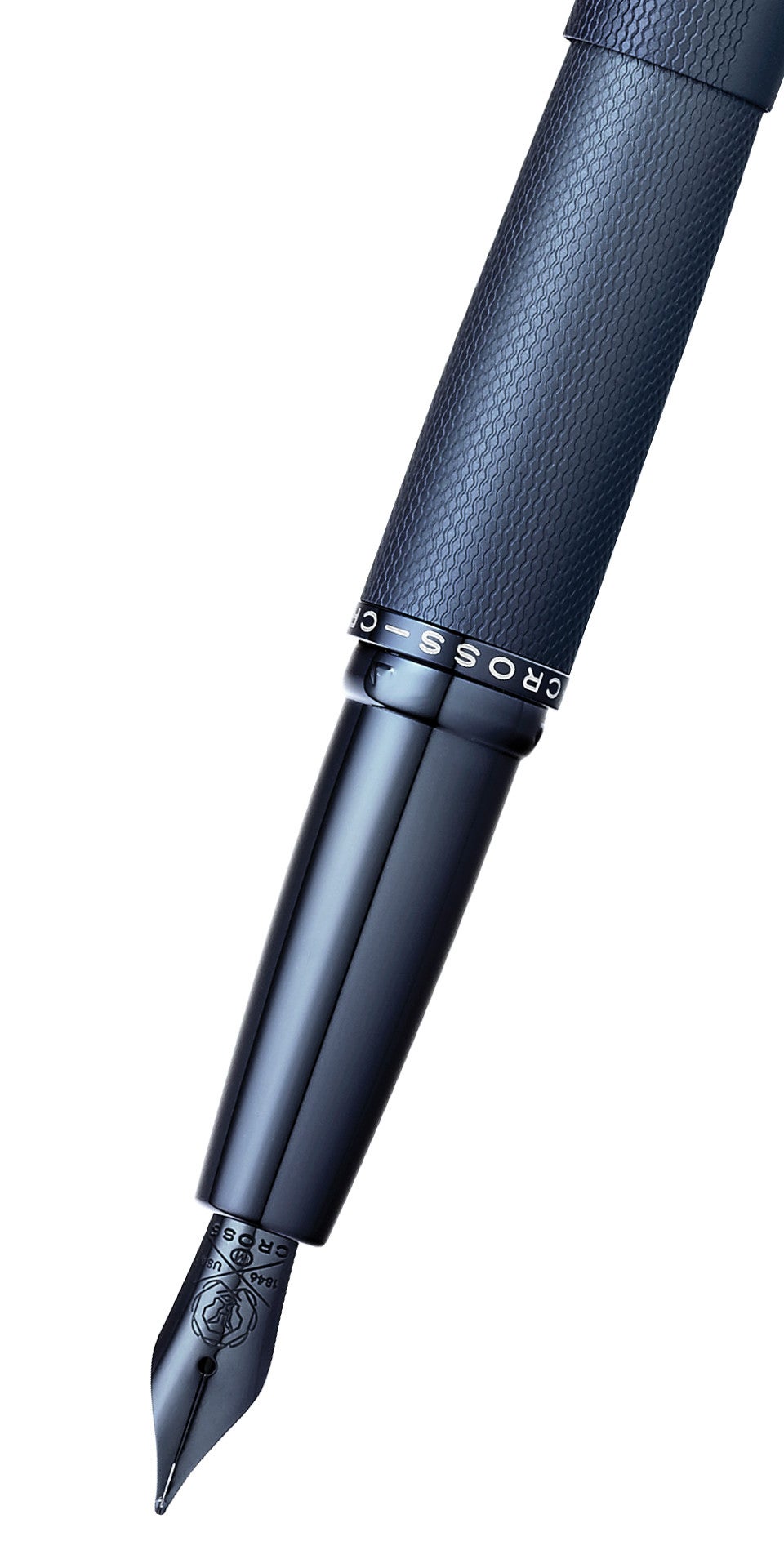 Cross | ATX Fountain Pen | Sandblasted Dark Blue, Fine Nib