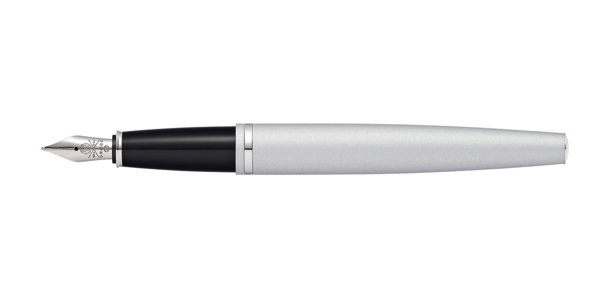Cross | Calais Fountain Pen | Satin Chrome, Fine Nib