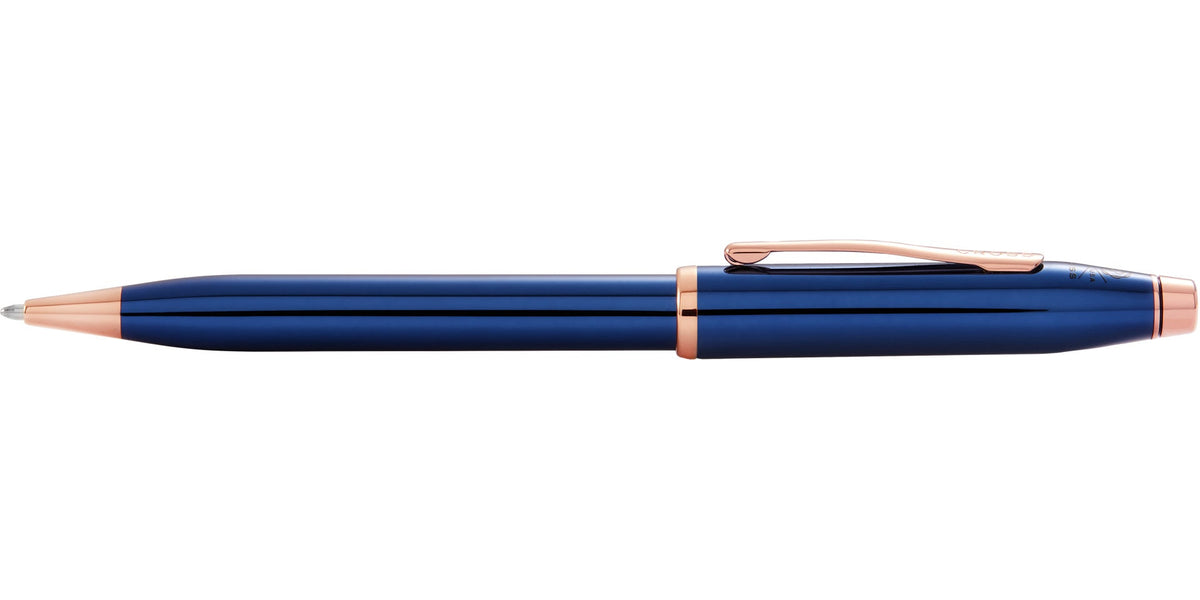 Cross | Century II Ballpoint Pen | Translucent Cobalt Blue Lacquer