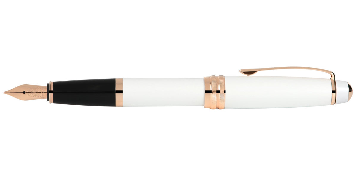 Cross | Bailey Fountain Pen | Pearlescent White Lacquer, Fine Nib